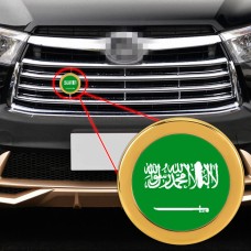Устроение в стиле автомобиля Saudi Arabia Flag Pattern Metal передняя решетка с сетью насекомого сети.