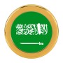 Устроение в стиле автомобиля Saudi Arabia Flag Pattern Metal передняя решетка с сетью насекомого сети.