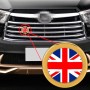 Устройство автомобиля Великобритания Паттерн флаг металлический передняя решетка с сетью сети насекомых декоративная наклейка Случайная наклейка, диаметр: 5,4 см (золото)
