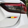 2 PCS Belgium Flag Pattern Car-Styling Sticker Random Decorative Sticker