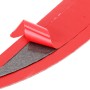 2 PCS Carbon Fiber Car-Styling Rear Bumper Decorative Strip, External Reflection + Inner Carbon Fiber(Red)