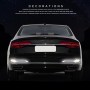 2 PCS Carbon Fiber Car-Styling Rear Bumper Decorative Strip, External Reflection + Inner Carbon Fiber(White)