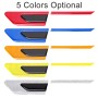2 PCS Carbon Fiber Car-Styling Fender Reflective Bumper Decorative Strip, External Reflection + Inner Carbon Fiber(Blue)