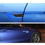 2 PCS Carbon Fiber Car-Styling Fender Reflective Bumper Decorative Strip, External Reflection + Inner Carbon Fiber(Blue)