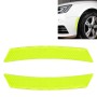 2 PCS Car-Styling Wheel Eyebrow Decorative Sticker Decorative Strip (Green)