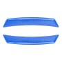 2 PCS Car-Styling Wheel Eyebrow Decorative Sticker Decorative Strip (Blue)