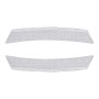 2 PCS Car-Styling Wheel Eyebrow Decorative Sticker Decorative Strip (White)