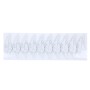 10 PCS Emblem Feather Car Stickers Waterproof Plastic Decal Sticker(White)