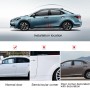 Универсальный автомобильный кузов силиконовый наклейка против Collision Door Door Corner Protector (красный)