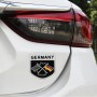 Устройство автомобиля немецкого флага Случайная декоративная наклейка