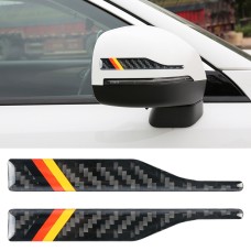 2 PCS Car-Styling Rearview Mirror Sticker Random Decorative Sticker(Black)