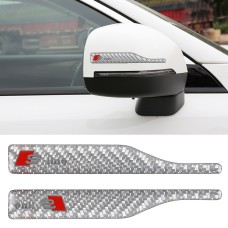 2 ПК в стиле автомобильного зеркала заднего вида Случайная наклейка Случайная декоративная наклейка (серебро)