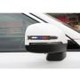 2 PCS Car-Styling White + Blue + Red Rearview Mirror Decorative Strip