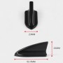 10 PCS Universal Car Black Shark Fin Diffuser Vortex Generator Roof Spoiler