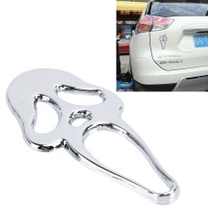 The Image of The Elf Auto Sticker Metal Fashion Car Stickers(Silver)