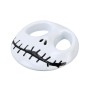 Skull Bone Shape Auto Sticker 3D Metal Fashion Car Stickers(White)