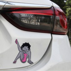 Sexy Beauty Temptation Beach Style Car Free Sticker