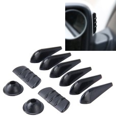 10 PCS Car Exterior Rubber Noise-cancelling Airflow-adjusting Kit