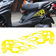 Мотоцикл Стилийная наклейка Стильки Склейка АВТО Decorative (Желтая)