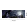 Death Cemetery Pattern Horror Series Car Rear Window Decorative Sticker, Size: 165 x 56cm