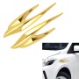 2 PCS Car Swallow Shape Sticker Random Decorative Sticker (Gold)