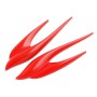 2 PCS Car Swallow Shape Sticker Random Decorative Sticker (Red)