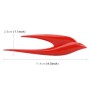 2 PCS Car Swallow Shape Sticker Random Decorative Sticker (Red)