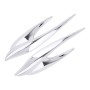 2 PCS Car Swallow Shape Sticker Random Decorative Sticker (Silver)