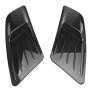 2 PCS Car Decorative Air Flow Intake Scoop Bonnet Side Fender Vent Hood Set for Ford Mustang 2015-2017, Carbon Fiber