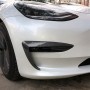 2 ПК, Tesla Model 3 Car углеродного волокна передняя воздушная наклейка декоративная наклейка