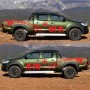 2 ПК/набор D-123 Soldiers Pattern Modied Decorative Decorative Sitcle (красный)