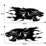 2 ПК/набор D-417 Lion Pattern Modied Decorative Decorative Sitcle (Black)