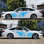 2 ПК/набор D-498 Pterosaur Spitfire Pattern Car Modified Decorative Sticker (Blue)