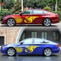 2 ПК/набор D-498 Pterosaur Spitfire Pattern Car Modified Decorative Sticker (желтый)