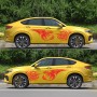 2 ПК/набор D-498 Pterosaur Spitfire Pattern Car Modified Decorative Sticker (красный)