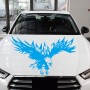 D-733 Eagle Pattern Car Modified Hood Decorative Sticker(Blue)