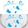 D-907 Butterflies Pattern Car Modified Decorative Sticker(Blue)