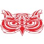 D-921 Eagle Totem Pattern Car Modified Decorative Sticker(Red)