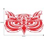 D-921 Eagle Totem Pattern Car Modified Decorative Sticker(Red)