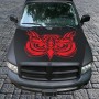 D-921 Eagle Totem Pattern Car Modified Decorative Sticker(Red)