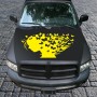D-956 Butterfly Girl Pattern Car Modified Decorative Sticker(Yellow)