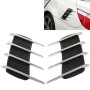 2 PCS Hood Side Shark Gill Simulation Air Flow Vent Fender Sticker for Car Decoration, Size: 22cm x 20cm x 2cm