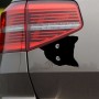 10 PCS CAT FACE PEERING Pet Cat Car Sticker Decals, Size: 12x15cm