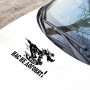 10 PCS FORAUTO Funny Cool Dog Car Sticker Reflective Decoration Motorcycle Auto Decal, Size: 20 x 14.6cm