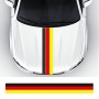 Flag Striped Car Hood Vinyl Sticker Body Decal(germany)