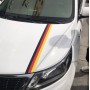Флаг полосатый автомобильный капюшон виниловая наклейка на ликше всего тела (Германия)