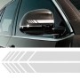 10 ПК простые зеркальные наклейки на зеркальные автомобили заднего вида царапины личность с отражающимися автомобильными наклейками (белые)