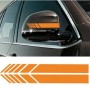10 ПК простые зеркальные наклейки на зеркальные автомобили заднего вида царапины личности с помощью отражающих автомобильных наклеек (желтый)