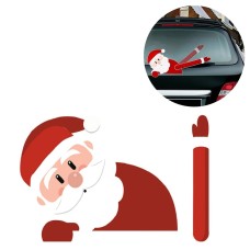 Съемная наклейка с Санта -Клаусом Съемная наклейка на заднее ветроволочное стекло (Santa Claus 2)