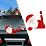 Santa Claus Wiper Sticker Removable Car Rear Windshield Wiper Sticker(Santa Claus 2)